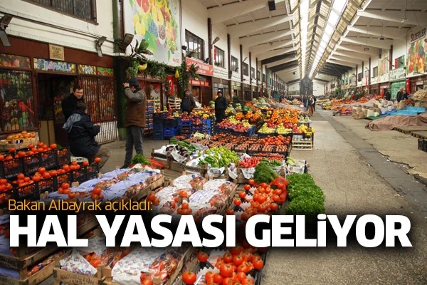 Bakan Albayrak açıkladı: Hal Yasası geliyor