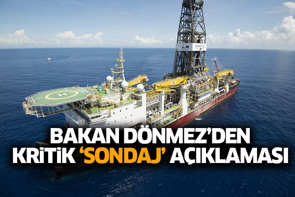 Bakan Dönmez'den kritik 'sondaj' açıklaması