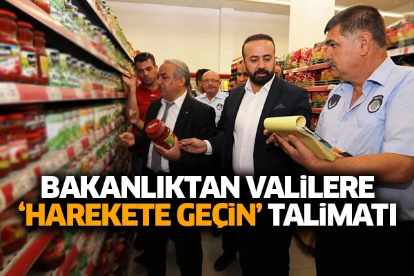 Bakanlıktan valilere 'harekete geçin' talimatı