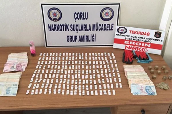 Çorlu'da 'torbacı' operasyonu