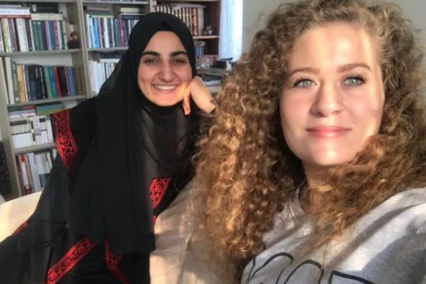 Ebru Özkan ve Ahed Tamimi bir araya geldi