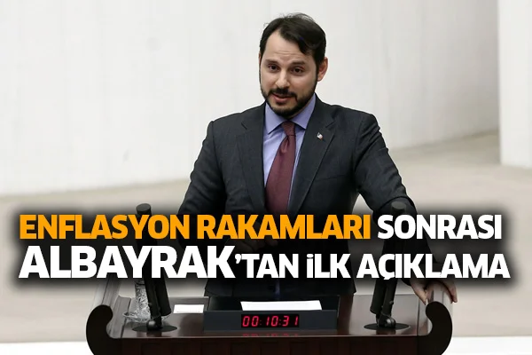 Enflasyon rakamları sonrası Albayrak'tan ilk açıklama