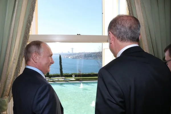 Erdoğan ile Putin Vahdettin Köşkü'nde