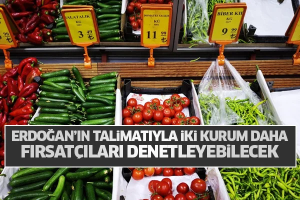 Erdoğan'ın talimatıyla iki kurum daha fırsatçıları denetleyebilecek