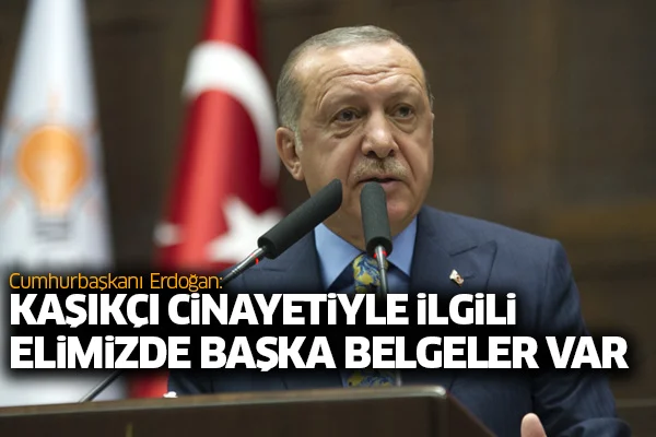 Erdoğan: Kaşıkçı cinayetiyle ilgili elimizde başka belgeler var