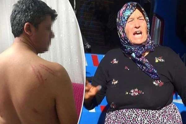 Hacze giden icra görevlilerini dövüp, rehin alan anne ve oğulları tutuklandı