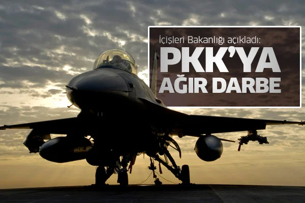 İçişleri Bakanlığı açıkladı: PKK'ya ağır darbe