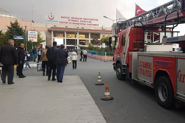İstanbul'da hastane yangını !