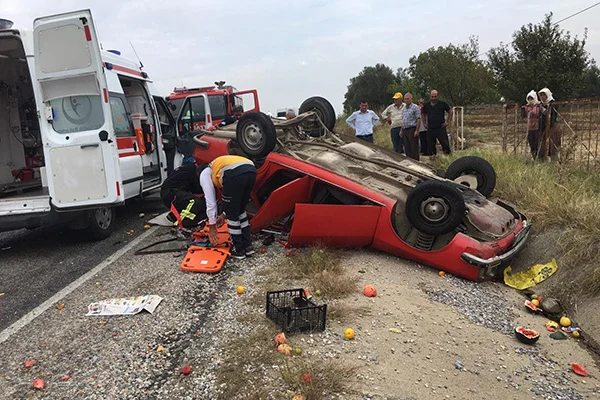 Manisa'da trafik kazası: 4 yaralı