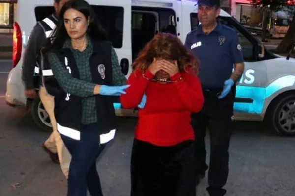 Suç makinesi kadın sonunda yakalandı
