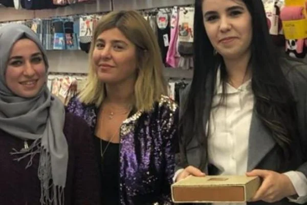 Suriyeli kadından anlamlı hareket