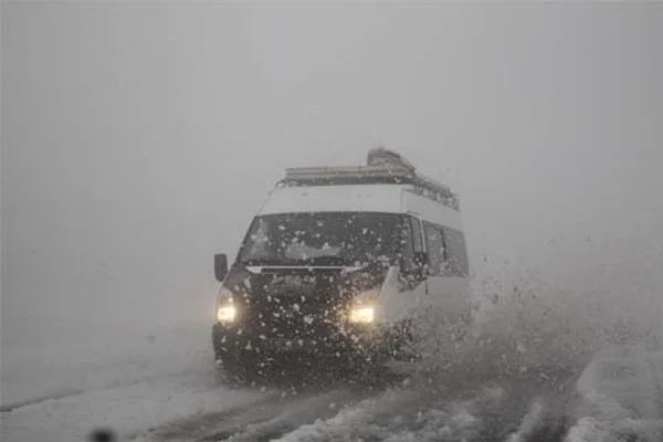 Van'da kar yağışı