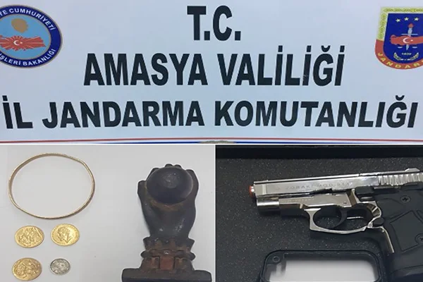 Amasya'da tarihi eser operasyonu düzenlendi