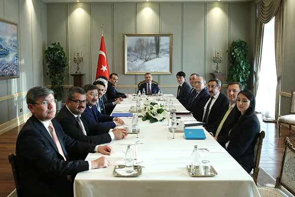 Cumhurbaşkanı Yardımcısı Oktay'ın kabulü