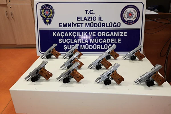Elazığ'da silah kaçakçılığı operasyonu düzenlendi