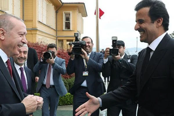 Erdoğan-Al Sani görüşmesi başladı