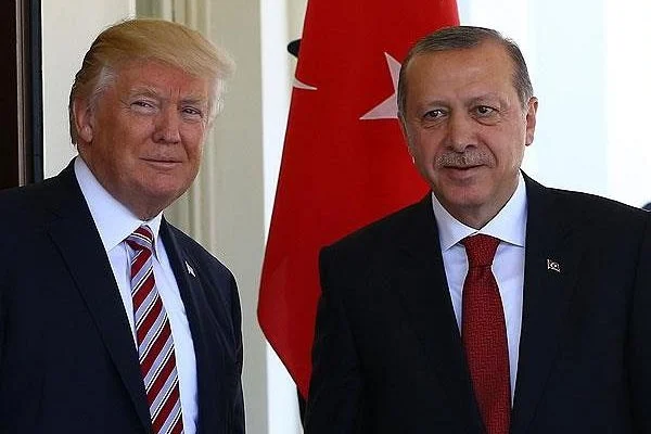 Erdoğan, Trump ile görüştü
