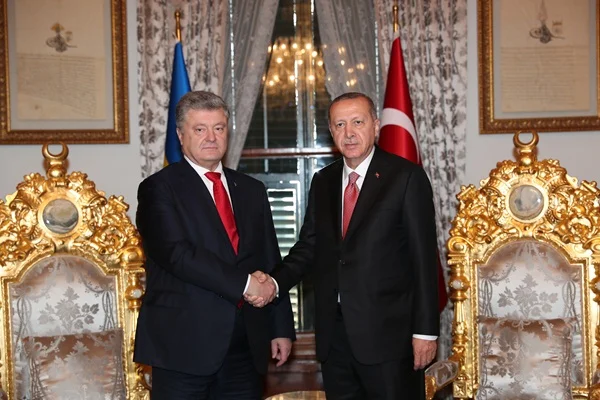 Erdoğan ve Poroşenko'dan ortak basın toplantısı