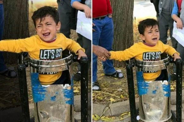 Gören şaştı kaldı! İtfaiye yardımına koştu