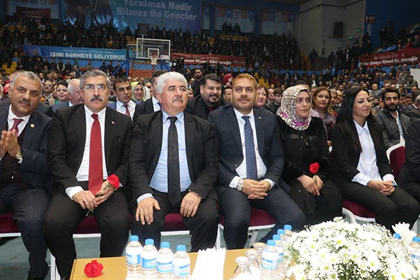 Hatay'da İbrahim Güler'e coşkulu karşılama