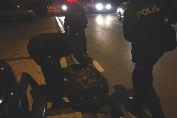 Havaya ateş eden magandayı polis suç üstü yakaladı
