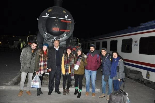 İspanyadan Doğu Ekspresi için Türkiye'ye geldiler