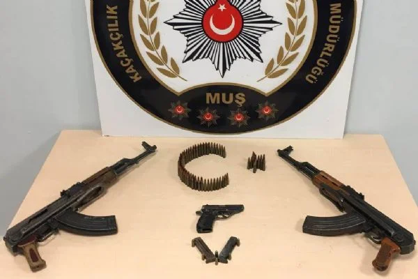 Muş'ta silah ticareti operasyonu