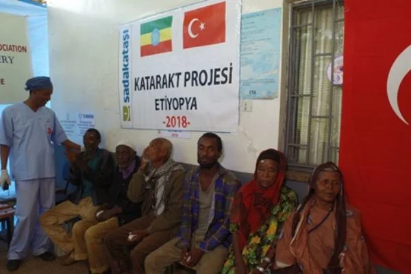 Sadakataşı'ndan Etiyopya'da 420 katarakt ameliyatı