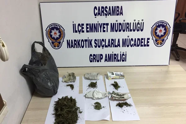 Samsun'da uyuşturucu operasyonu