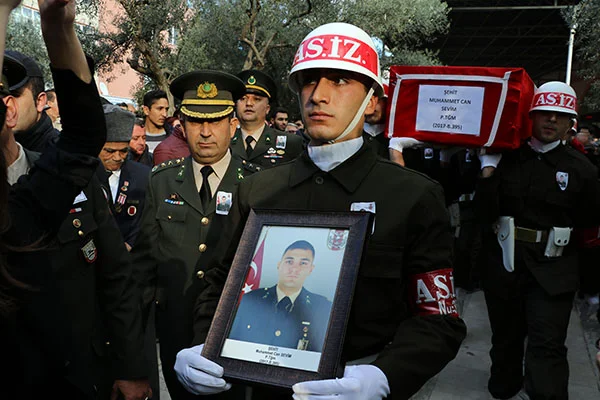 Şehit Piyade Teğmen Sevim son yolculuğuna uğurlandı