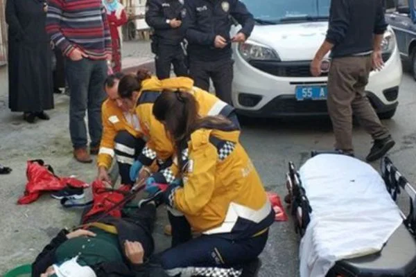 Şiddetten kurtulmak isteyen kadın pencereden atladı...