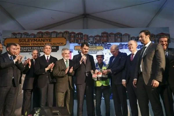 Süleymaniye projesinin ilk harcı bugün atıldı