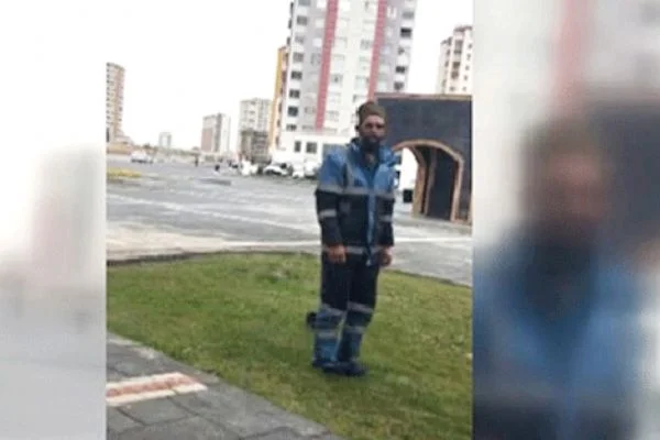 Temizlik işçisinden cami hassasiyeti...