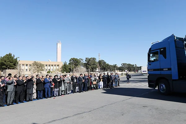 Afganistan Lapis Lazuli güzergahında ilk ihracatını yaptı