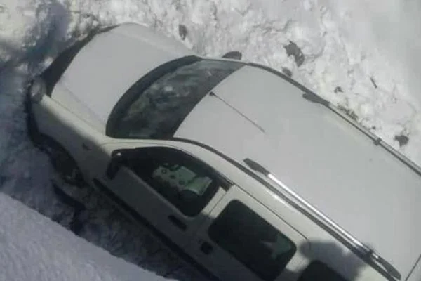 Bingöl'de hafif ticari araç dereye indi:2 yaralı