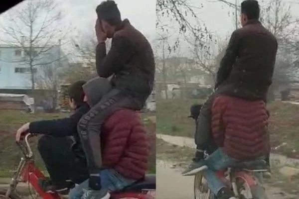 Böyle yolculuk görülmedi! Yürekler ağza geldi