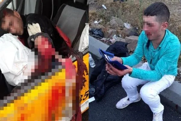 Çarşı izninde taksi çalan 2 er, polisten kaçarken kaza yaptı