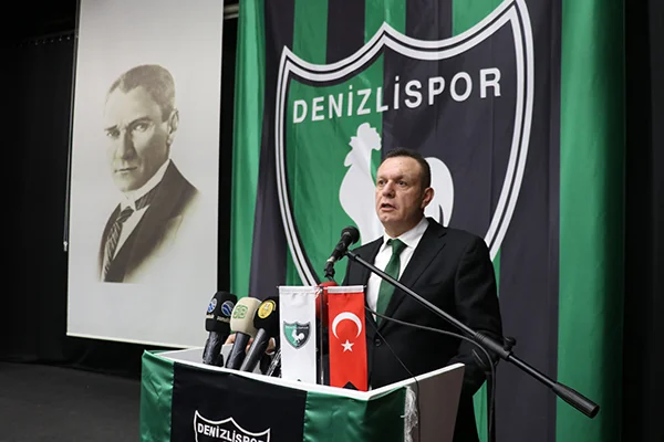 Denizlispor'da başkan Ali Çetin güven tazeledi