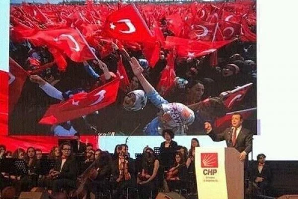 Erdoğan'ın mitinginin görüntüsünü kullanmışlardı, CHP'den açıklama