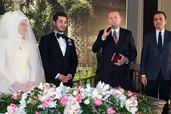 Erdoğan nikah şahidi oldu
