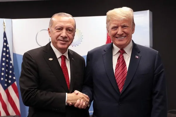 Erdoğan, Trump ile bir araya geldi