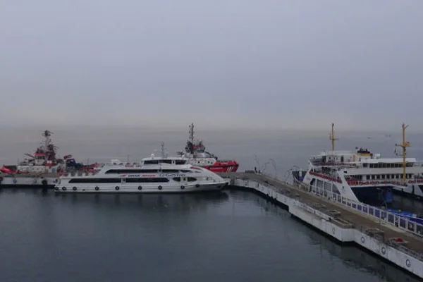 Gökçeada'da vapur seferleri iptal