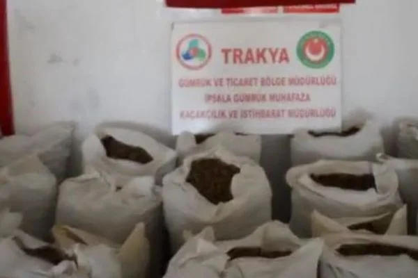 İpsala Sınır Kapısı'nda 1,5 ton esrar yakalandı