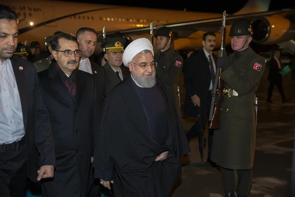 İran Cumhurbaşkanı Hasan Ruhani Türkiye'de