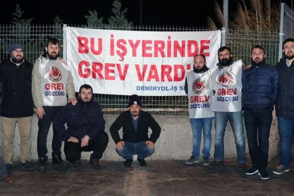 İZBAN işçileri greve başladı