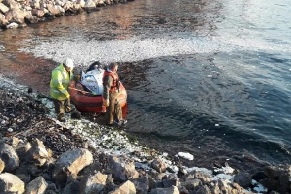 Marmara Denizi'ne palm yağı sızıntısı