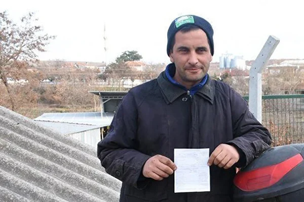 Motosiklet sürücüsüne 'emniyet kemeri' cezası
