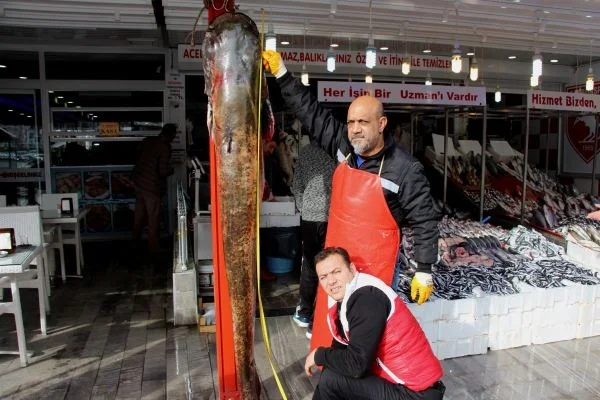 Samsun'da yakalandı: 2 metre 30 santim
