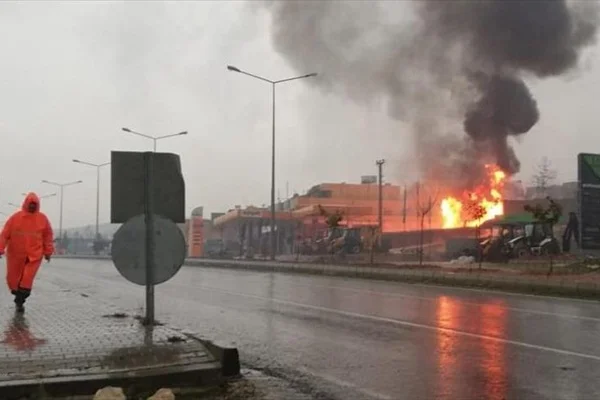 Şanlıurfa'da akaryakıt istasyonunda patlama
