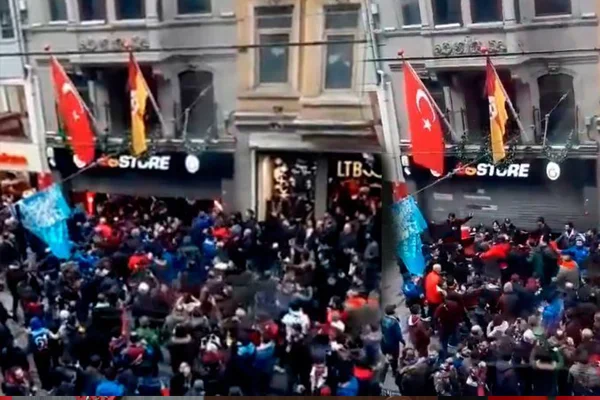Trabzonspor taraftarları GS Store'a saldırdı